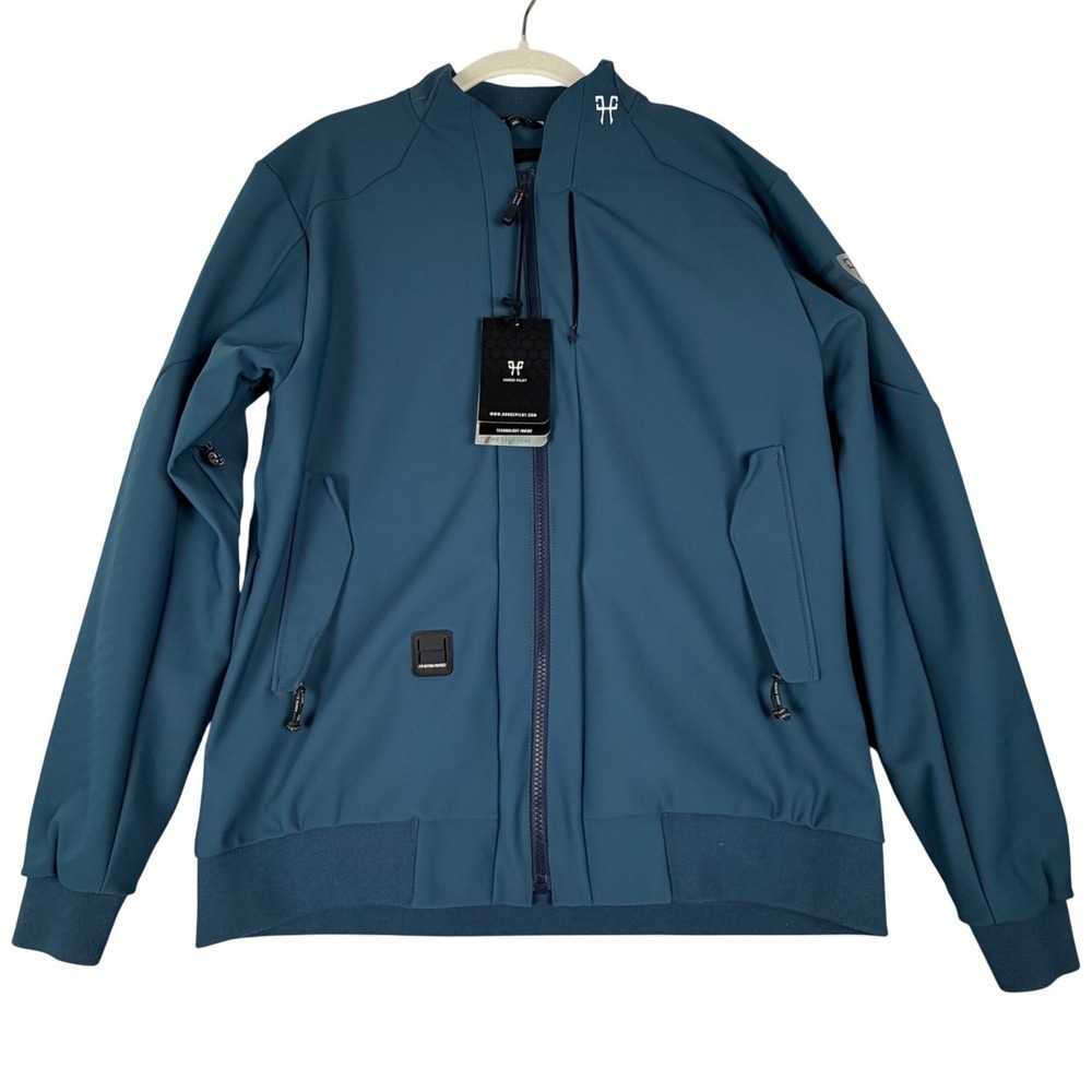 Horse Pilot Riding Jacket XL NWT Teal Softshell Equestrian Eventing Dressage